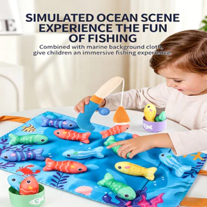 Đồ Chơi Câu Cá Bằng Nỉ 3D – Giáo Cụ Phát Triển Trí Tuệ Cho Bé, Rèn Luyện Kỹ Năng Vận động Tinh, đồ Chơi Giáo Dục Sớm