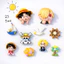 Set Charm One Piece Đảo Hải Tặc Crocs – Luffy Chopper Thuyền Biển Kawaii Cute Anime Trang Trí Dép