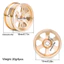 4 Lốp Cao Su 0,7 Inch & Trung Tâm Vành Bánh Xe Bằng Đồng Cho AXIAL SCX30 Jeep Wrangler JLU Ford Bronco 1 / 30 RC Xe Bánh Xích Nâng Cấp Một Phần