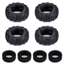4 Lốp Cao Su 0,7 Inch & Trung Tâm Vành Bánh Xe Bằng Đồng Cho AXIAL SCX30 Jeep Wrangler JLU Ford Bronco 1 / 30 RC Xe Bánh Xích Nâng Cấp Một Phần