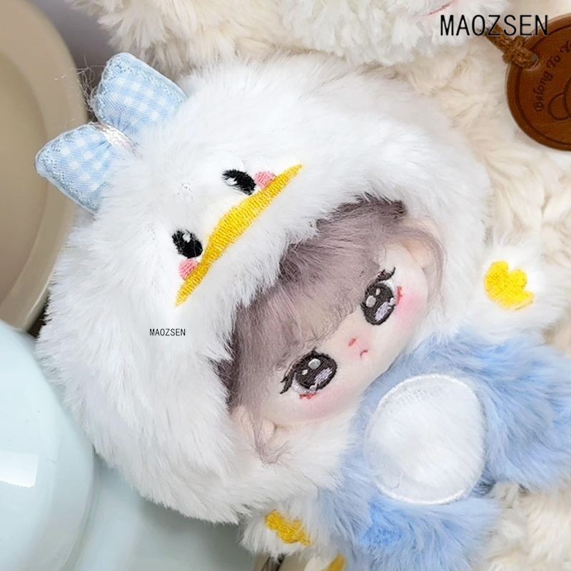 Quần Áo Cho Bé 10cm Sang Trọng Đồ Chơi Dễ Thương Vịt Jumpsuit Cotton Búp Bê Thay Thế Quần Áo Búp Bê Quần Áo