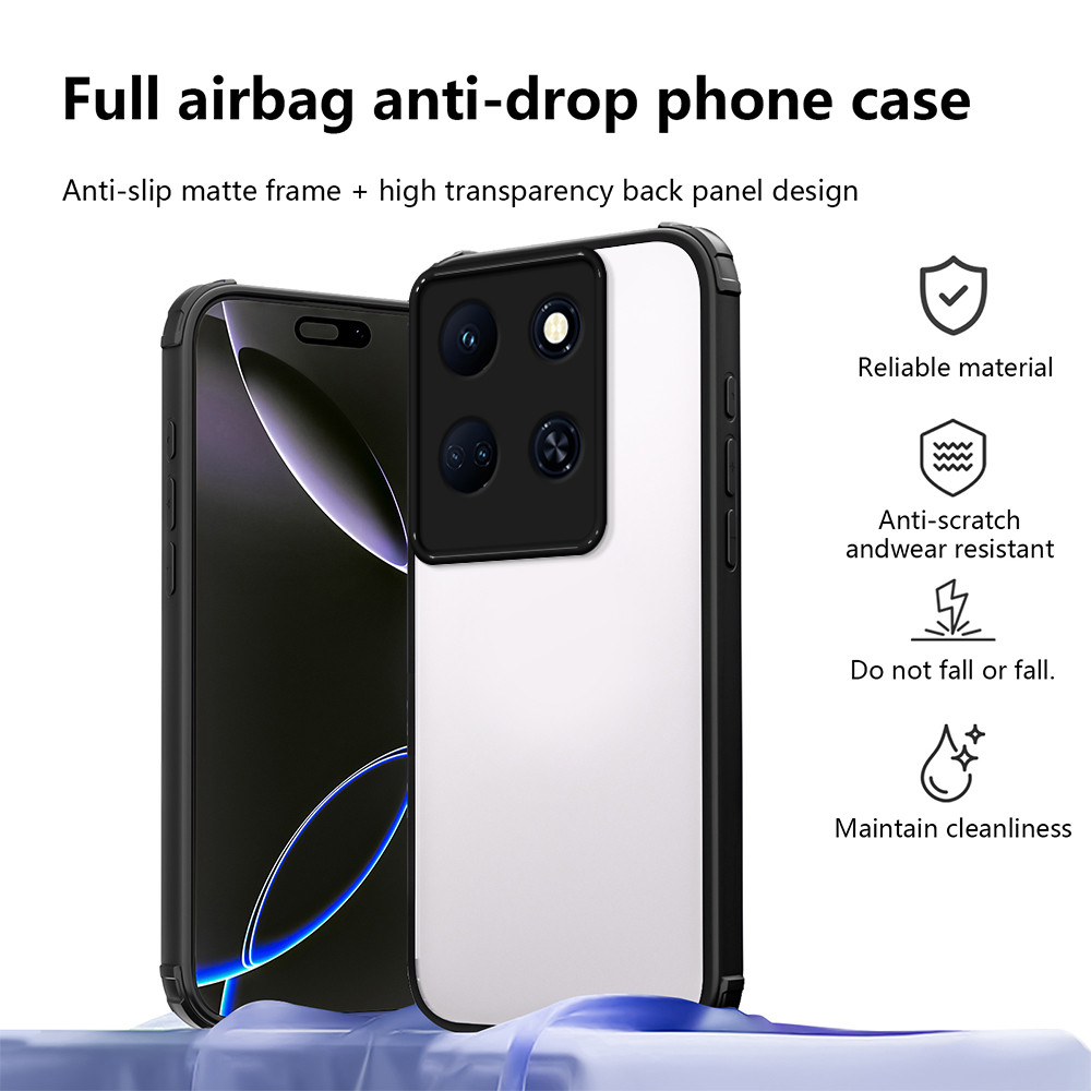 Ốp lưng Infinix Note 30 5G Vỏ bảo vệ bốn góc Vỏ trong suốt cho Infinix Note 30 4G Vỏ điện thoại