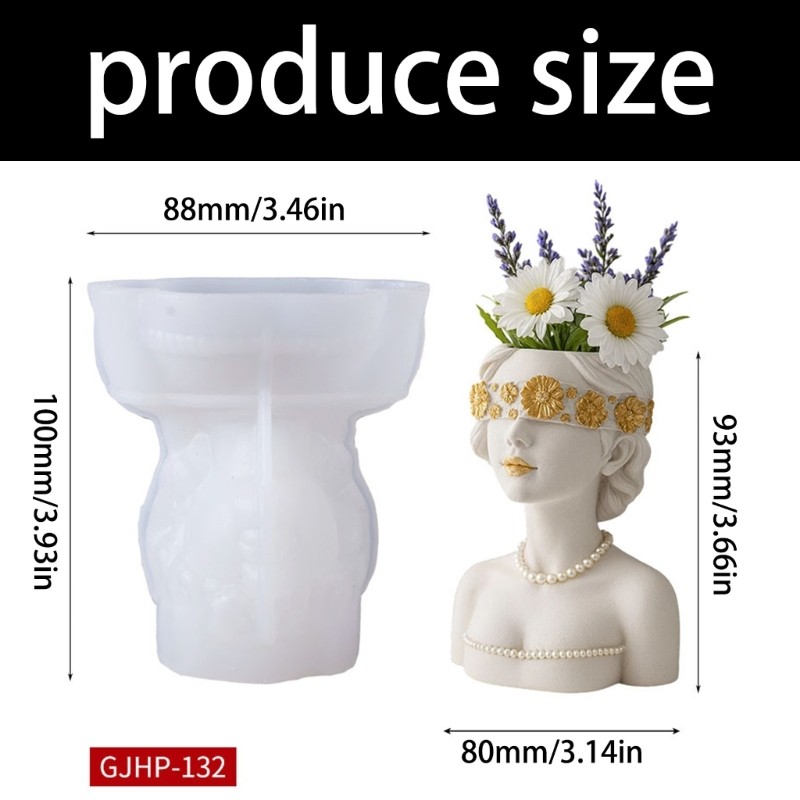 VIC Linh hoạt - Khuôn Silicone Cho Xi Măng Bê Tông Nhựa