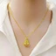 Cát Vàng Rỗng trong Túi FU, Dây Chuyền Vòng Cổ Tinh Tế, Quà Tặng Perfect cho Người Yêu quý