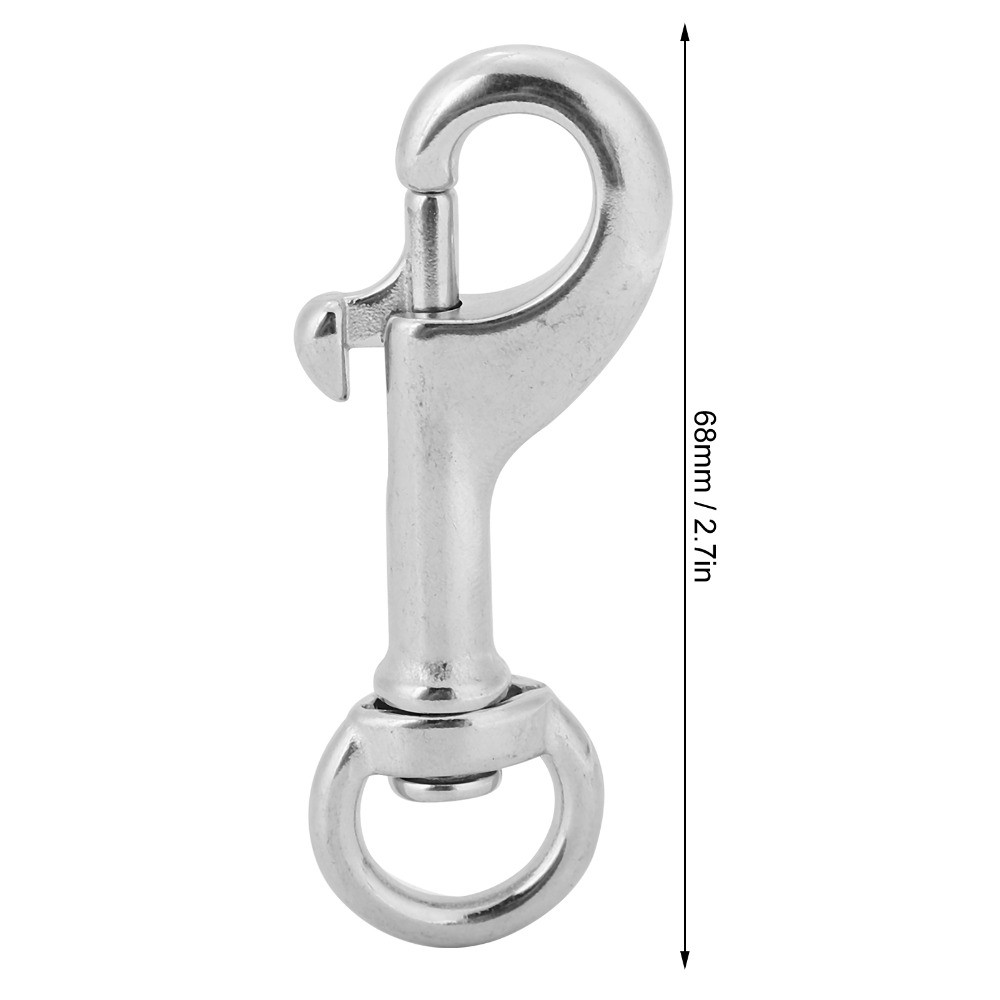 NORBORTO 2 Chiếc Móc Chụp Lặn, Móc Chụp Mắt Xoay Hạng Nặng 68mm, Kẹp Bu Lông Bằng Thép Không Gỉ Bền Đẹp Dây Xích Thú Cưng