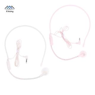 ELBBKG 1 Cái Có Dây 3.5 Mm Cắm Hướng Dẫn Bài Giảng Nói Tai Nghe Mic Di Động Gắn Tai Nghe Micro Cho Giảng Dạy Cuộc Họp Mới