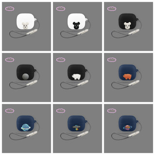 Dành cho Baseus Bass EP10 NC vỏ tai nghe silicon mềm dễ thương, chống sốc, bảo vệ tai nghe