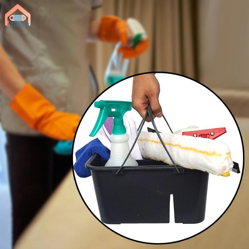 Giỏ đựng đồ vệ sinh đa năng có tay cầm Dụng cụ sắp xếp Sản phẩm làm sạch Bảo quản