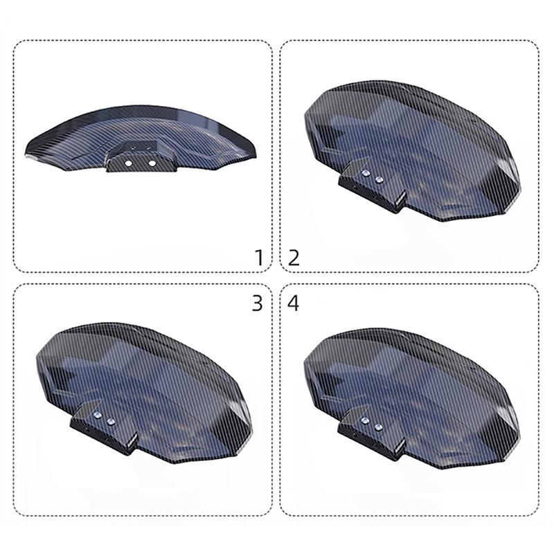 COD xe máy Chắn Bùn sợi carbon kết cấu Chắn bùn xe điện chắn bùn phổ quát sợi carbon