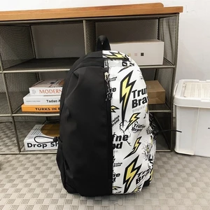 Graffiti Schoolbag Bé Trai Học Sinh Tiểu Học Bé Trai Xu Hướng Thời Trang Ba Lô Nữ Niche Campus Ba Lô