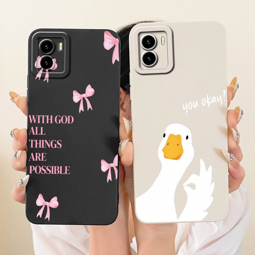 Ốp lưng Vivo Y15A V2134 Y15S V2120 V2147 V2139 Vỏ Vivo Y15s Vỏ silicon Hoa thời trang sang trọng Kawaii Sơn dễ thương