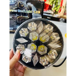 Đèn NÓC công suất lớn hình 4 Cánh hoa nhiều chế độ dành cho xe ô tô