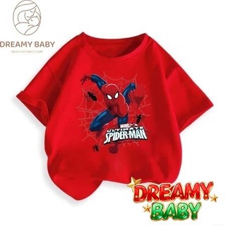 COD✅ (Hồ Chí Minh)DREAMY BABY 2025 Áo thun cotton cho bé BST áo siêu nhân bé trai phong cách