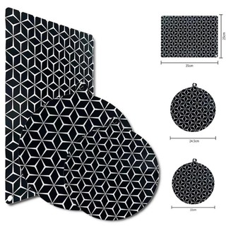 Tấm bảo vệ bếp cảm ứng LEAFYHOME, Thảm bếp cảm ứng có thể tái sử dụng bằng silicon, Phụ kiện nhà bếp Dễ dàng làm sạch Chịu nhiệt Chống trượt Thảm bếp chống thấm nước Bếp cảm ứng