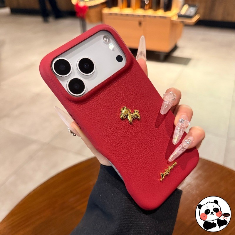 Vỏ Ngựa Vàng Năm Mới Cho Honor X9A X9B X9C Smart X9 Magic 7 6 5 4 Pro Plus Lite 5G 4G Vỏ Da PU Sang Trọng Hoạt Hình Dễ Thương Ngựa Mềm Chống Rơi Vỏ Điện Thoại