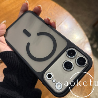 Ống kính có thể tháo rời cửa sổ lớn thích hợp cho vỏ điện thoại Apple 17 Promax hút từ tính iPhone 16 cảm giác da mờ 15 / 14 / 13 bao gồm tất cả vỏ chống rơi
