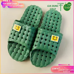 Dép Xốp mặt cười đi trong nhà văn phòng nhà tắm chất liệu cao su mềm êm chân hàng cao Cấp