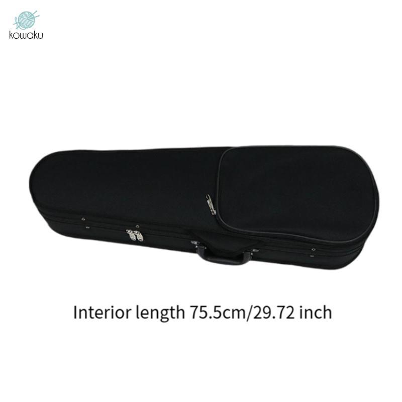 4 / 4 Full Size Violin Case Chuyên Nghiệp Chắc Chắn Di Động Mang Theo Túi Vĩ Cầm Cứng