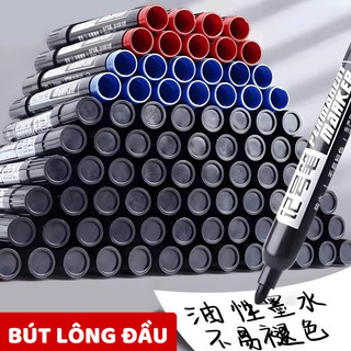 Bút Lông Dầu Không Xóa - Mực Đậm, Không Lem  Nhanh Khô Phù Hợp Dành Cho Văn Phòng Học Sinh & Giáo Viên