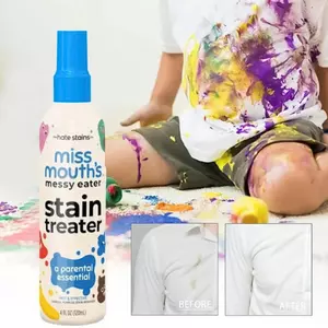 Xịt trị vết bẩn lộn xộn của Miss Mouth 100 / 120ml Nước tẩy rửa nhẹ nhàng Điều trị vết bẩn cho trẻ sơ sinh và trẻ sơ sinh mueadsyvn