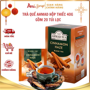 Trà Ahmad Quế Cinnamon 40g Hương Vị Thơm Ấm Đặc Trưng Từ Quế Cho Buổi Sáng Sảng Khoái