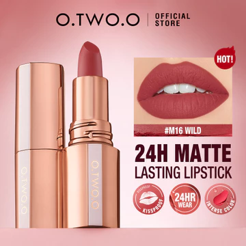 O.TWO.O Color Lock Matte Lipstick Color Hold Matte Velvet Lipstick Lipstick