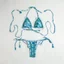 Chia Đồ Bơi Nữ Gợi Cảm Webbing Chắp Vá Ren Ren In Hình Bikini