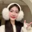 Bộ giữ ấm tai lông thú giả mềm mại thời trang cho nam giới Phụ nữ Bông tai màu trơn Bảo vệ lạnh ngoài trời Vỏ tai [Mina]