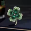 Trâm Cài Cỏ Bốn Lá Phong Cách Văn Học Dành Cho Nữ - Corsage Cao Cấp, Phụ Kiện Quà Tặng Đặc Biệt