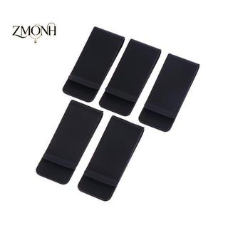 ZMONH 5 Cái Đơn Giản Mỏng Kim Loại Kẹp Tiền Di Động Đa Năng Kinh Doanh Kẹp Thẻ Nam Ví Đựng Thẻ Kinh Doanh Ví Kẹp Tiền Mặt Không