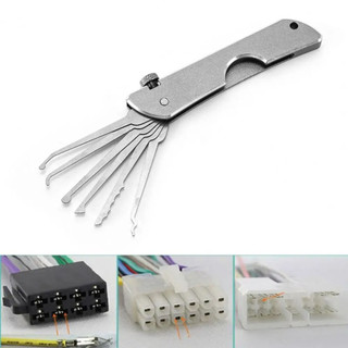 Dụng cụ mở khóa đa năng dạng dao gập Chống rỉ،Công cụ mở nhiều đầu،Thợ khóa chuyên nghiệp