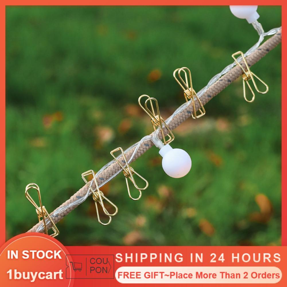 1buycart1 Lều Đuôi Dài Kẹp Dây Đèn Nhẹ Cố Định Cho Ngoài Trời