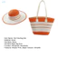 GAO * Boho Mũ Rơm Và Ví Mũ Rơm Và Túi Tote Bộ 2 Chiếc Đi Biển Mùa Hè Mũ Rơm Vành Rộng Handmade Mây In Hình Mũ Chống Nắng Với Nữ Cho Kỳ Nghỉ
