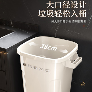 Thùng rác cao cấp không uốn cong Chất liệu nhựa dày có bánh xe Thùng rác nhà bếp dung tích lớn có thể thiết kế tiện dụng Thùng rác khử mùi lật có thể mở rộng đường kính nhiều kích cỡ