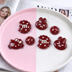 Set Charm Hello Kitty đỏ cherry – Mèo Gấu Bánh Kẹo Đỏ Cherry Ngọt Ngào Siêu Dễ Thương Trang Trí Dép Xinh Xắn Nổi Bật