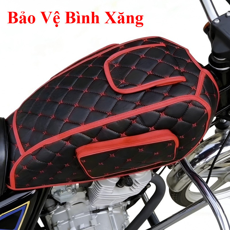 Áo Bình Xăng Xe Máy, Và áo Yên Xe Ba Gác, Phiên Bản Dày Dặn, Thêu Da, Bền Chắc