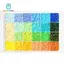 Gamchiano 5 Hộp Cầu Chì Hạt Bộ Nhiều Màu Đính Hạt Bộ Đồ Chơi Xếp Hình 2.6 Mm Mini Cho Thủ Công