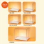 Rolife DIY Nhà Búp Bê Chống Bụi Hiển Thị Ốp Lưng Trong Suốt Acrylic Như Hộp Bảo Quản Đồ Chơi Trang Trí Nhà Tổ Chức VQRH