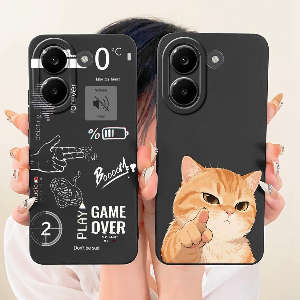 Dành Cho Xiaomi Poco X8 Pro Poco X8 Pro Max Ốp Điện Thoại Hoạt Hình Gấu Trúc Thỏ Phi Hành Gia Mèo Họa Tiết Vỏ Silicon Lỏng