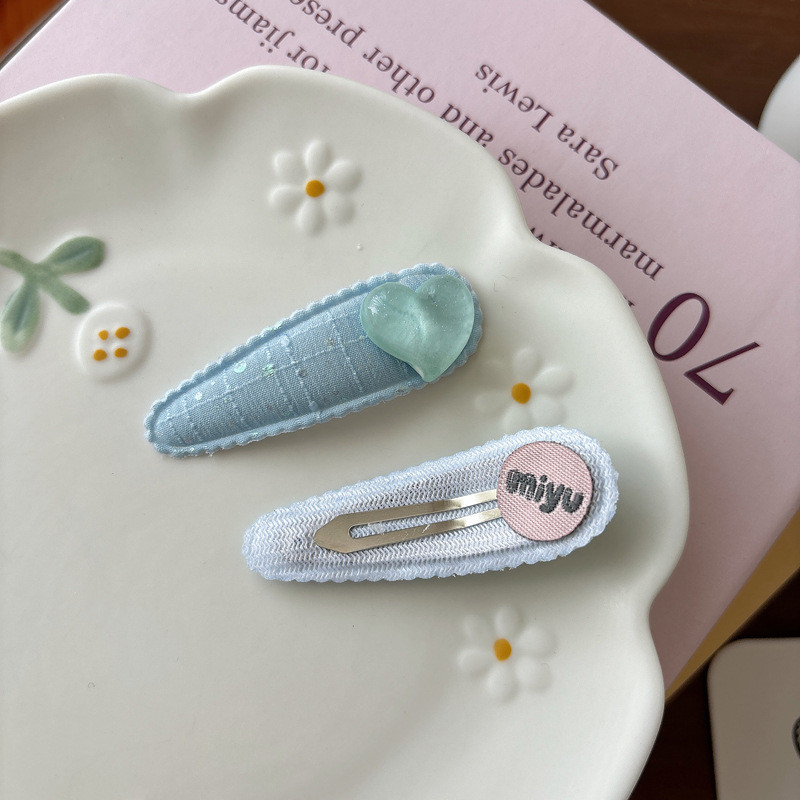Ngọt Biển Muối Xanh Kẹp Tóc Bé Gái Nổ Kẹp