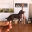 Đức Sile Labrador Chó Chó Động Vật Mô Hình Đồ Chơi Trẻ Em Giáo Dục Sớm Khai Sáng Nhận Thức