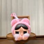 YT4 New Cry Baby Big Head Bag Vinyl Face Sang Trọng Túi Chìa Khóa Đồ Chơi Hợp Thời Trang Mặt Dây Chuyền Móc Khóa