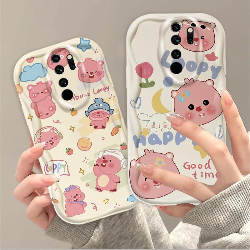 Thích hợp cho Redmi Note 8 Pro Redmi 9 3D Art Soft TPU Phim hoạt hình dễ thương Loopy Vỏ điện thoại chống sốc
