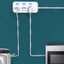 Kẹp Cáp Nhựa Trong Suốt Organize Dây Điện - Phù Hợp Để Treo Tường Hoặc Dưới Bàn Làm Việc