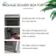 Hợp kim nhôm cổ điển có thể khóa được Thư an toàn Hộp thư bưu điện Hộp thư Hộp đựng đồ trang trí sân vườn tại nhà