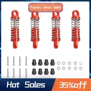 4 Hợp Kim Giảm Chấn Dầu Loại Đầy Cho Xe Rc Sở Thích Mô Hình 1 / 28 K969 K989 P929 Trôi, Đỏ