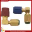 R12 đến R134 a Cổng lắp AC cao / thấp Bộ chuyển đổi trang bị lại, Van khớp nối nhanh A / C Lắp 90 độ