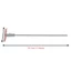 Caliper Vernier Độ sâu 300mm JUIC, Công cụ đo micromet phạm vi 0-300mm bạc, Caliper Độ phân giải 0,02mm Chất liệu thép carbon Đồng hồ đo kim loại Đo chính xác