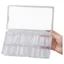 FAVORITEGOODS 240 Cái Sandwich Hình Dạng Móng Tay Kép, Khuôn Nối Dài Móng Tay Hình Hạnh Nhân Trong Suốt, Bảo Vệ Toàn Diện Hình Dạng Hình Thang Hình Dạng Ellipse Khuôn Móng Tay Có Thể Tái Sử Dụng DIY Nail Art
