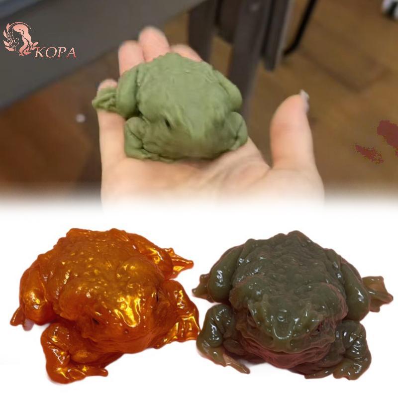 KOPA 1 / 2 Chiếc Ngộ nghĩnh cóc Ếch Squishy Đồ Chơi Giảm Căng Thẳng Đồ Chơi Prank Cho Trẻ Em Ngộ nghĩnh Meme Đảng Quà Tặng Sinh Nhật Ếch Bóp Đồ Chơi VN